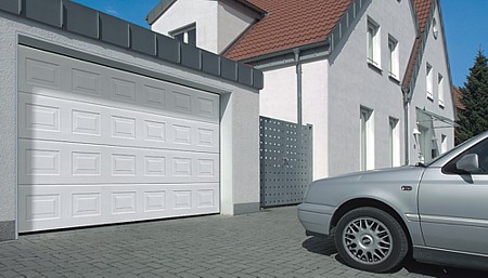 Hormann EPU georgian sectional garage door
